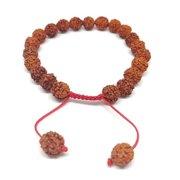 Pulsera Mala Semillas de Rudraksha - Imagen 2