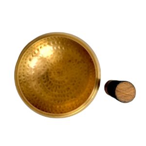 Cuenco Tibetano Martillado con Baqueta 12cm