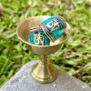 Anillo Tradicional Tibetano Símbolo OM y Turquesa - Imagen 3
