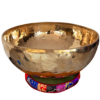 Cuenco Tibetano 5 metales XL 33cm con Cojín y Baqueta - Imagen 3