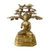 Estatua de Cobre Buda y Árbol 24cm