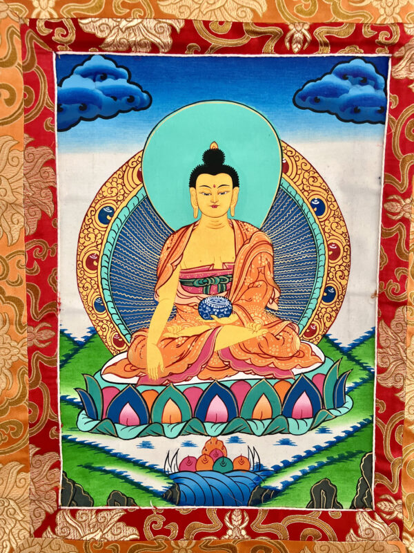 Acercamiento al Shakyamuni Brocado 56x82cm