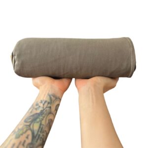 Bolster Pequeño Verde 26x9cm para Yoga