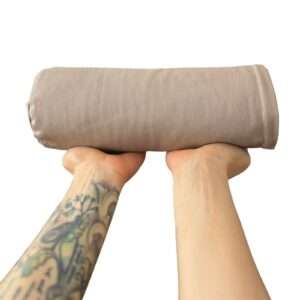 Bolster Pequeño Beige 26x9cm para Yoga