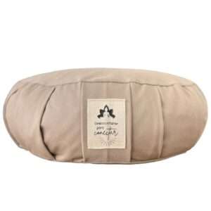 Zafu Redondo Grande con Tablones Beige