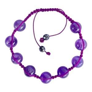 Pulsera Shamballa Amatista
