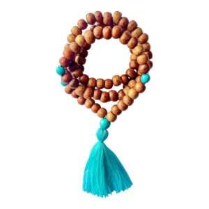 Japa Mala Madera de Padauk