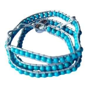 Pulsera Vínculo Howlita Turquesa